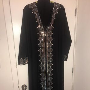 Swarovski crystal embellished kaftan and Hijab